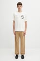 Filling Pieces t-shirt bawełniany Grammophone 422520500236 beżowy