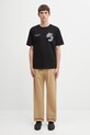 Filling Pieces t-shirt bawełniany Grammophone 422520500236 czarny