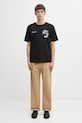 Filling Pieces t-shirt bawełniany Grammophone 422520500236 czarny