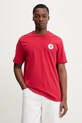 Odzież Converse t-shirt bawełniany x Coca Cola CVM5T514 czerwony