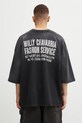 Willy Chavarria t-shirt bawełniany Fashion Services Buffalo nadruk czarny WCJSY0110.001