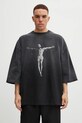 Willy Chavarria t-shirt bawełniany Tarantula Buffalo nadruk czarny WCJSY0142.001