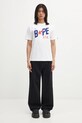 A Bathing Ape t-shirt bawełniany 001TEL301022M biały