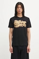 A Bathing Ape t-shirt bawełniany Script Logo nadruk czarny 001TEL301055M