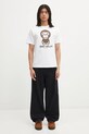 A Bathing Ape t-shirt bawełniany College Monogram Baby Milo 002TEL301008M biały