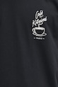 Café Kitsuné t-shirt bawełniany Coffee Cup Relax czarny CKMU00102KJ7014