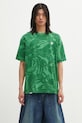 AAPE t-shirt bawełniany Now bawełna zielony AAPTEM1602XXO
