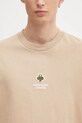 AAPE t-shirt bawełniany Clover Now beżowy AAPTEM1601XXO