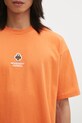 AAPE t-shirt bawełniany Clover Now pomarańczowy AAPTEM1601XXO