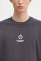 AAPE t-shirt bawełniany Clover Now szary AAPTEM1601XXO