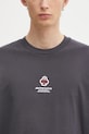 AAPE t-shirt bawełniany Clover Now szary AAPTEM1601XXO