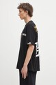 AAPE t-shirt bawełniany Basic AAPTEM1644XXO czarny AW25