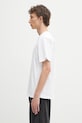 AAPE t-shirt bawełniany Basic AAPTEM1647XXO biały AW25