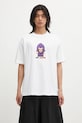 AAPE t-shirt bawełniany Theme Aaper nadruk biały AAPTEM1719XXP