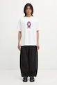 AAPE t-shirt bawełniany Theme Aaper AAPTEM1719XXP biały