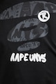 AAPE t-shirt bawełniany Theme Main czarny AAPTEM1753XXP