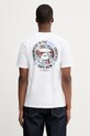 AAPE t-shirt in cotone Basic regolare bianco AAPTEM1732XXP