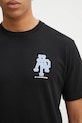 AAPE t-shirt bawełniany Basic czarny AAPTEM1732XXP
