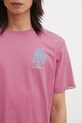 Bavlnené tričko AAPE Basic ružová AAPTEM1732XAP