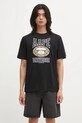 AAPE t-shirt bawełniany Basic nadruk czarny AAPTEM1731XXP