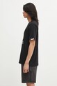 AAPE t-shirt bawełniany Basic AAPTEM1731XXP czarny AW25