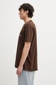 Sporty & Rich H&W Crest t-shirt bawełniany męski TO04365241BR03 brązowy AW25