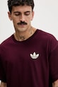 adidas Originals t-shirt bawełniany Sofa bordowy KY2929