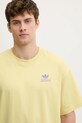 Odzież adidas Originals t-shirt bawełniany Butter KY2932 żółty