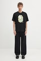 A Bathing Ape t-shirt bawełniany Vacation Pattern APE Head 1L30110335 czarny