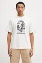 A Bathing Ape t-shirt bawełniany Palm Tree Camo nadruk beżowy 1L30110341