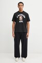 A Bathing Ape t-shirt bawełniany Multi Logo College 1L30110358 czarny