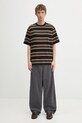 A Bathing Ape t-shirt One Point Strip 1L30109305 czarny
