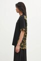 A Bathing Ape t-shirt bawełniany 1st Camo Heavy Washed Blocking 1L30109337 czarny AW25