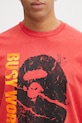 A Bathing Ape t-shirt bawełniany Garment Dye czerwony 1L30109350