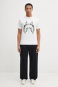 A Bathing Ape t-shirt bawełniany ABC Camo Shark 1L30110008 biały
