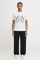 A Bathing Ape t-shirt bawełniany ABC Camo Shark 1L30110008 biały