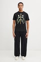 A Bathing Ape t-shirt bawełniany ABC Camo Shark 1L30110008 czarny