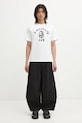 A Bathing Ape t-shirt bawełniany 1st Camo College 1L30110012 biały
