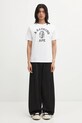 A Bathing Ape t-shirt bawełniany Palm Tree Camo College 1L30110025 biały