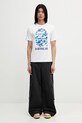 Бавовняна футболка A Bathing Ape abc camo by bathing ape tee m 001TEL301007M білий