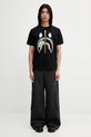 A Bathing Ape t-shirt bawełniany ABC Camo Milo Shark 002TEL301003M czarny