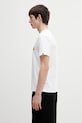 A Bathing Ape t-shirt bawełniany College 001TEL801001M biały AW25