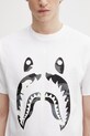 A Bathing Ape t-shirt bawełniany City Camo Shark biały 001TEL801027M
