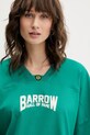 Barrow t-shirt bawełniany zielony F5BWUATH044