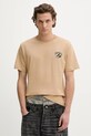 Odzież Barrow t-shirt bawełniany F5BWUATH053 zielony