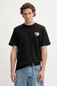Odzież Barrow t-shirt bawełniany F5BWUATH053 czarny