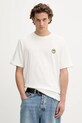 Odzież Barrow t-shirt bawełniany F5BWUATH059 beżowy