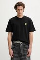 Odzież Barrow t-shirt bawełniany F5BWUATH059 czarny