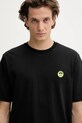 Barrow t-shirt bawełniany czarny F5BWUATH059