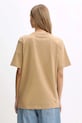 Bavlněné tričko Barrow F5BWUATH070 béžová